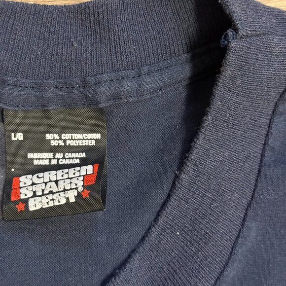 Vintage 80s Screen Stars Best Single Stitched Camp Is For The Kids T-shirt sz.L - Picture 4 of 8